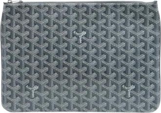 Goyard Pre-owned Clutches, female, Gray, Size: ONE SIZE Pre-owned Fabric Clutch