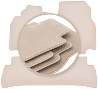 OEM Alfombrillas Beige Premium Para Nissan Cube Z12 Keicar 2008-2011