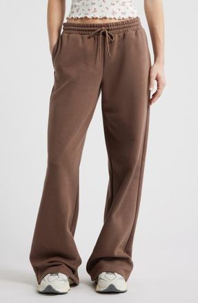 BP. Baggy Wide Leg Sweatpants in Brown Quartz at Nordstrom, Size Xx-Small