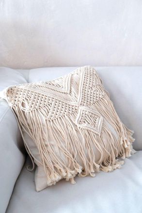 OEM Funda De Almohada De Macram&eacute; Luna