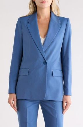 Maje Valex Blazer in Bleu at Nordstrom Rack, Size 2 (Fits Like 4-6 Us) / 38 Eu