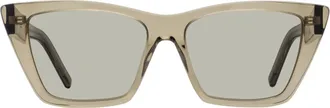 Saint Laurent SL Cat-Eye Sunglasses - Brown
