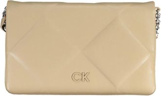 Calvin Klein Crossbodytas met verstelbare riem - Dames - Schoudertassen - Beige - ONE Size - Tassen