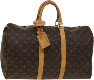 Louis Vuitton Pre-owned Weekend Bags, female, Brown, Size: ONE SIZE Pre-owned Canvas louis-vuitton-bags