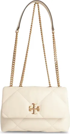 Tory Burch Tory Burch Diamond White Lear Crossbody Bag