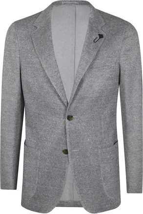 Lardini Maatwerk Blazer - Heren - Blazers - Grijs - M - Leer - Jassen