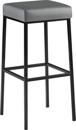 Clp Clp - Taburete De Bar Funda De Polipiel Montreal Negro Gris