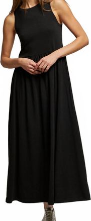 perfectwhitetee Eva Maxi Dress In Black
