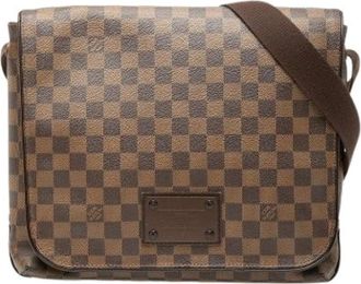 Louis Vuitton Pre-owned Brooklyn MM - Dames - Vintage Schoudertas - Bruin - ONE Size - Vintage