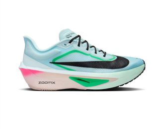 Nike Mens Zoom Fly 6 Running Shoes In Glacier Ice/black-Hyper Pink-Green Shock