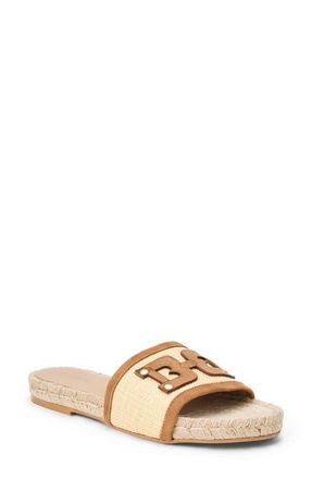 Bruno Magli Sabina Slide Sandal in Natural/Cognac at Nordstrom, Size 11