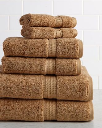 Superior Highly Absorbent 6Pc Ultra Plush Solid Egyptian Cotton Towel Set