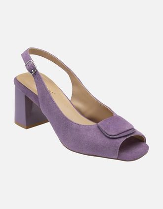 Lotus Womens Josefa Womens Heeled Sandals - Purple - Size: 3