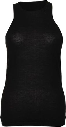 Tom Ford Racer Back Top in Black Cashmere