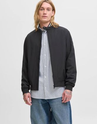 Jack & Jones Giacca bomber nera-Nero