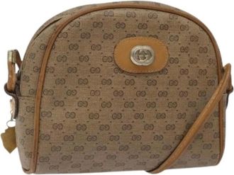 Gucci Pre-owned Cross Body Bags, female, Brown, Size: ONE SIZE Pre-owned Vintage Cross Body Bag