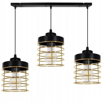 OEM L&aacute;mpara De Techo Colgante L&aacute;mpara De Ara&ntilde;a De Alambre Dorado Led