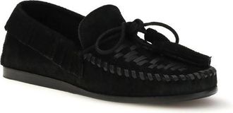 Isabel Marant Womens Black Calf Leather Bos Taurus Slip-On Loafers