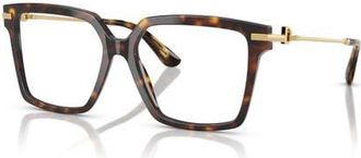 Dolce & Gabbana 54mm Square optical glasses in Tortoise at Nordstrom