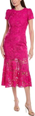 Milly Milly Daisy Floral Embroidery Maxi Dress