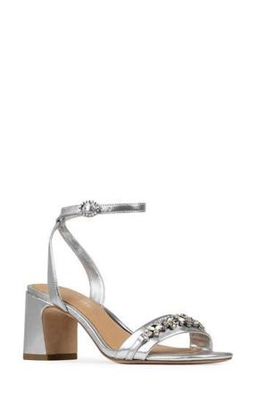 Donald J Pliner Crystal Ankle Strap Sandal in Silver at Nordstrom Rack, Size 5.5