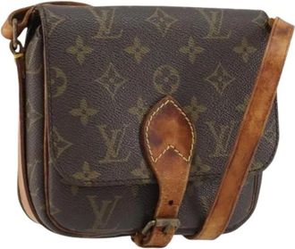 Louis Vuitton Pre-owned Cross Body Bags, female, Brown, Size: ONE SIZE Pre-owned Canvas Cross Body Bag
