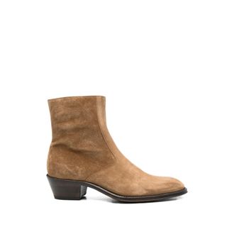 Eraldo Suede Side-zip Cowboy Boots