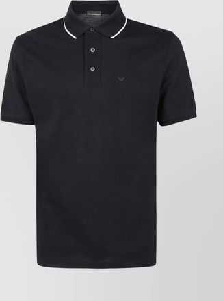 Emporio Armani trimmed collar polo shirt