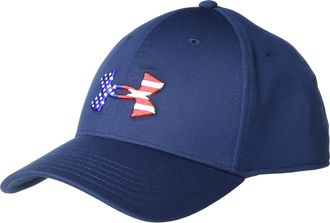 Under Armour Mens Freedom Blitzing Hat, Academy Blue (408)/White, Small/Medium