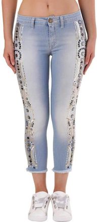 Met Cotton Cropped Womens Jeans