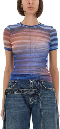 Jean Paul Gaultier Air Mesh T-Shirt-Donna