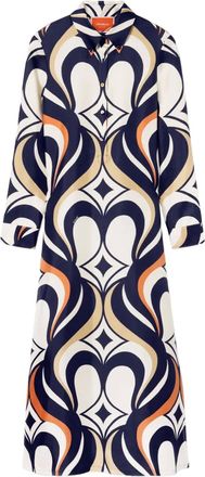 La DoubleJ Abito con stampa - Bianco