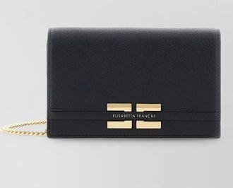 Elisabetta Franchi shoulder bag gold tone hardware chain strap