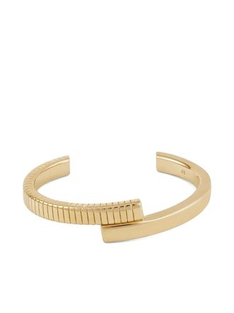 Ivi Seaside Collection twist cuff bracelet - women - Sterling Silver/18kt Yellow Gold - S