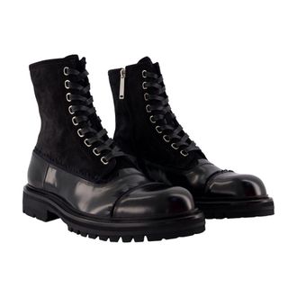 Dolce & Gabbana Perugino Ankle Boots - Black