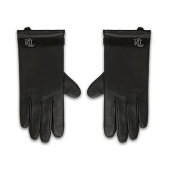Ralph Lauren Logo-embossed Leather Gloves