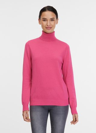 Ragwear Rollkragenpullover RAGWEAR UNNITY, Damen, Gr. M (38), pink (fuchsia), Strick, Obermaterial: 50% Polyacryl, 28% Polyester, 22% Nylon, unifarben, Rippst