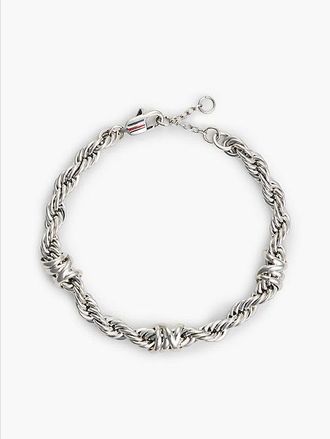 Tommy Hilfiger Pulsera de cadena tipo cuerda en acero inoxidable