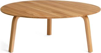 HAY Bella Couchtisch &Oslash; 80 cm / H 32 cm, Eiche ge&ouml;lt