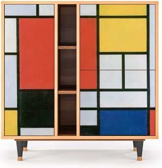 StoryZ Aparador multicolores 3 puertas L 94 cm