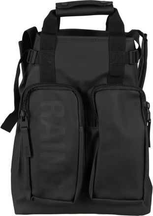 Rains Texel Tote Rugzak - Heren - Rugzakken - Zwart - ONE Size - Tassen