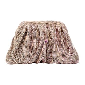 Benedetta Bruzziches Venus La Petite Bag - Dames - Clutches - Geel - ONE Size - Satijn - Tassen