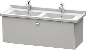 Duravit Duravit Brioso Neceser De Pared 122,0 X 46,9 Cm, 1 Extra&iacute;ble, Para Lavabo Starck 3 033213, Color (frente/cuerpo): Gris Hormig&oacute;n Decoraci&oacute;n Mate, Mango