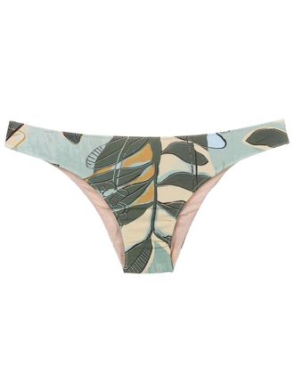 Clube Bossa Slip bikini Niarchos a fiori - Verde