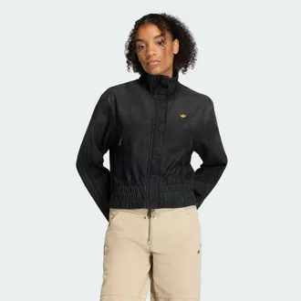 adidas Womens adidas DENIM TRACKTOP