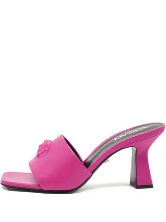 Versace 90mm Medusa Head leather sandals - women - Calf Leather/Calf Leather/Calf Leather - 38 - Pink