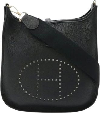 Herm&egrave;s Pre-owned Evelyne II PM Borsa a Spalla Pelle Nera - - Pre-owned - Donna - Nero - ONE SIZE