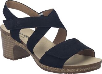 Josef Seibel Grace Ankle Strap Block Heel Sandal in Black at Nordstrom, Size 11-11.5Us