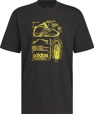 adidas FTW Link 3 T-Shirt Black Yellow IA3265