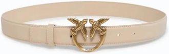 Pinko Belts - Dames - Riemen - Beige - XS - Accessoires